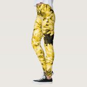 Gelbe Blumen-Leggings Leggings (Links)