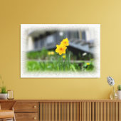 Gelbe Blumen Leinwanddruck (Insitu (Wohnzimmer))