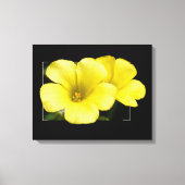 gelbe Blumen Leinwanddruck (Vorderseite)