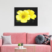 gelbe Blumen Leinwanddruck (Insitu (Wohnzimmer))