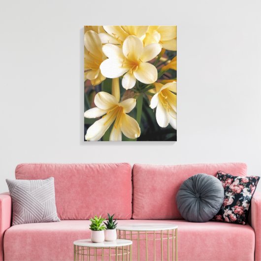 GELBE BLUMEN LEINWANDDRUCK (Insitu (Wohnzimmer))