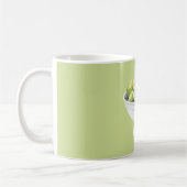 Gelbe Blumen & Limetten Kaffeetasse (Links)