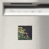 Gelbe Blumen Magnet (In Situ (Geschirrspüler))