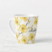 Gelbe Blumen Milchtasse (Linke Ecke)