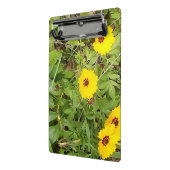 Gelbe Blumen Mini Klemmbrett (Gewinkelt2)