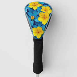 Gelbe Blumen - Mittelmeer Golf Headcover