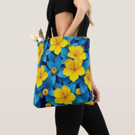 Gelbe Blumen - Mittelmeer Tasche