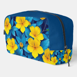 Gelbe Blumen - Mittelmeer Waschbeutel