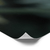 Gelbe Blumen - Morgentau Poster (Ecke)