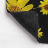 Gelbe Blumen Mousepad (Ecke)