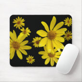 Gelbe Blumen Mousepad (Mit Mouse)
