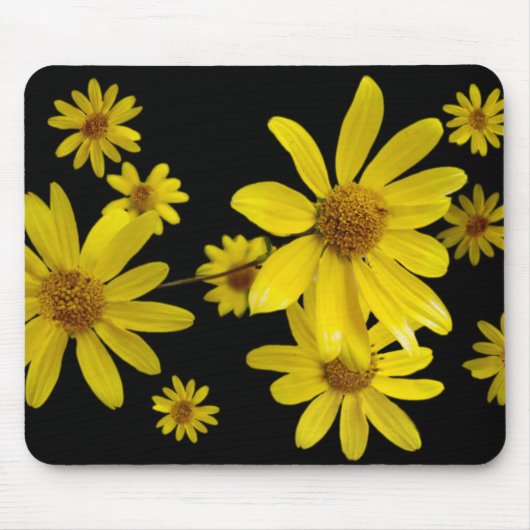 Gelbe Blumen Mousepad (Vorne)