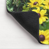 Gelbe Blumen Mousepad (Ecke)