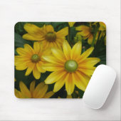 Gelbe Blumen Mousepad (Mit Mouse)