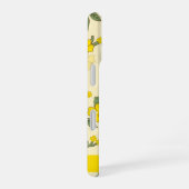 Gelbe Blumen, Muster von Blume, Ihr Name iPhone 16 Hülle (Rechte Seite)