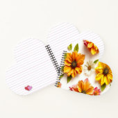 gelbe Blumen Notizblock (Innenseite)