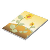 GELBE BLUMEN NOTIZBLOCK (Rotiert)