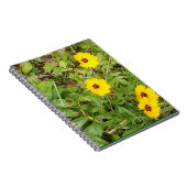 Gelbe Blumen Notizblock (Rechte Seite)