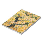 Gelbe Blumen Notizblock (Rotiert)
