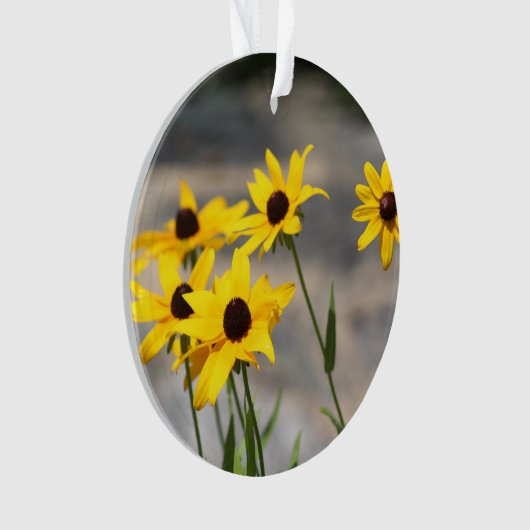 Gelbe Blumen Ornament (Vorderseite)