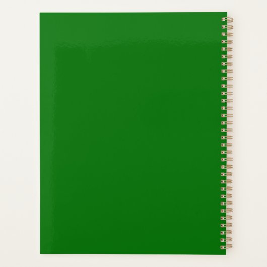 Gelbe Blumen Planer (Rückseite)