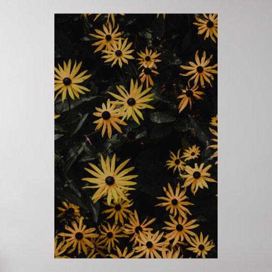 GELBE BLUMEN POSTER (Vorne)