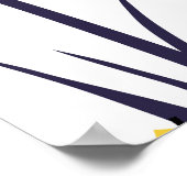 Gelbe Blumen Poster (Ecke)