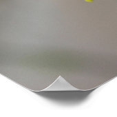 Gelbe Blumen Poster (Ecke)