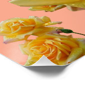 Gelbe Blumen Poster (Ecke)