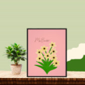Gelbe Blumen Poster