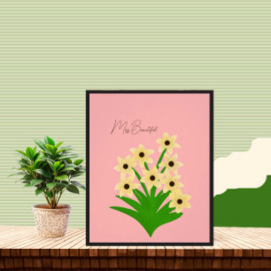 Gelbe Blumen Poster