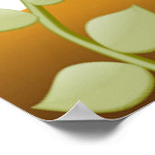 GELBE BLUMEN POSTER (Ecke)