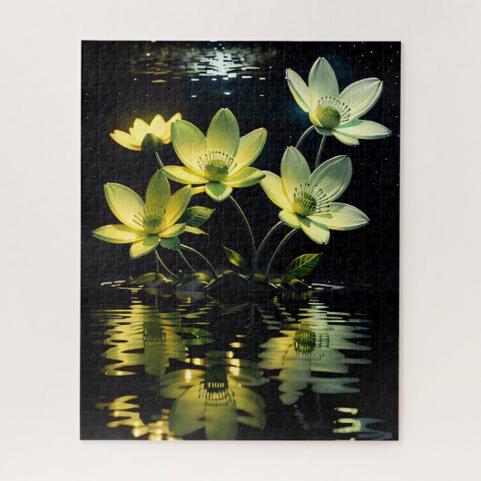 Gelbe Blumen Puzzle (Vertikal)