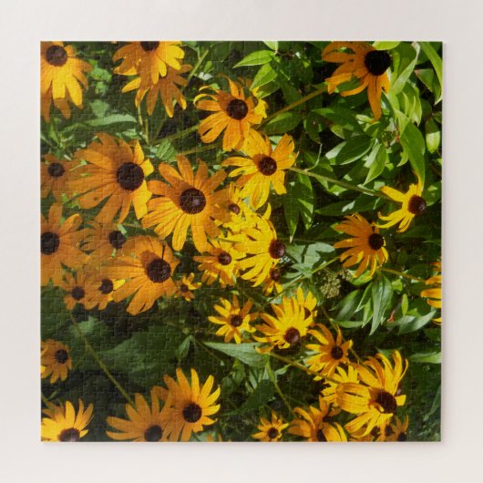 Gelbe Blumen Puzzle (Horizontal)