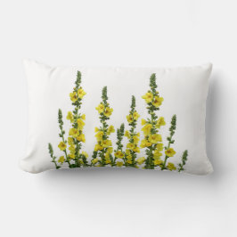 Gelbe Blumen Reversible Country Throw Kissen