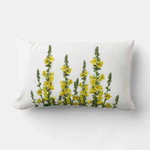 Gelbe Blumen Reversible Country Throw Kissen