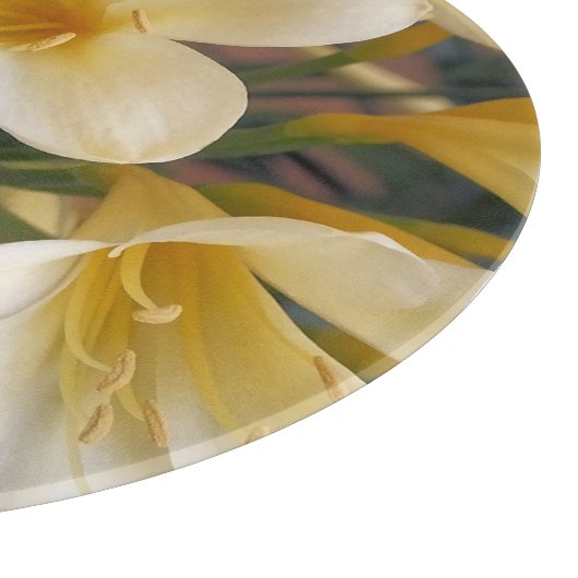 GELBE BLUMEN SCHNEIDEBRETT (Ecke)