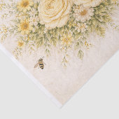 Gelbe Blumen  Seidenpapier (Ausschnitt)