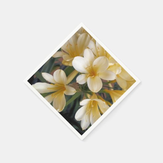 GELBE BLUMEN SERVIETTE (Ecke)