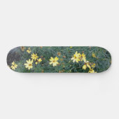 Gelbe Blumen Skateboard (Horizontal)