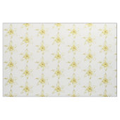 Gelbe Blumen Stoff (Fat Quarter (45,7 x 55,9 cm))