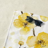 Gelbe Blumen Strandtuch (Beispiel)