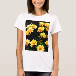 Gelbe Blumen T-Shirt