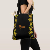 Gelbe Blumen Tasche (Von Nahem)