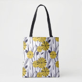 Gelbe Blumen Tasche (Vorderseite)