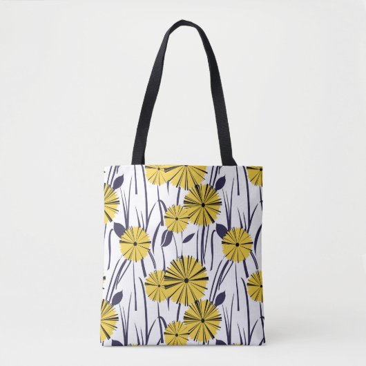 Gelbe Blumen Tasche (Vorderseite)