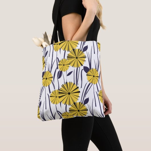 Gelbe Blumen Tasche (Von Nahem)