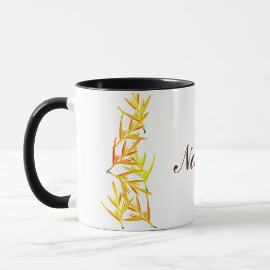 Gelbe Blumen Tasse (Links)