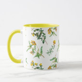 Gelbe Blumen Tasse (Links)