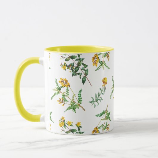Gelbe Blumen Tasse (Links)